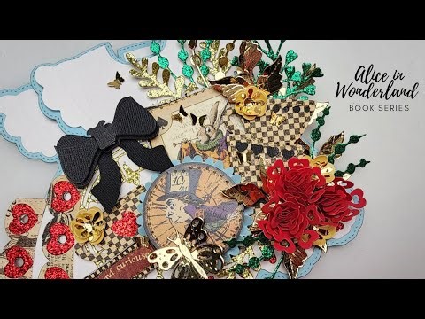 Embellishment Book Series [Alice In Wonderland] tutorial