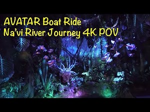 Na'vi River Journey Boat Ride 4K POV Pandora Avatar Land Walt Disney World Animal Kingdom Park