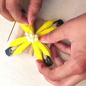 tutorial & Stunning 3D Flower Embroidery #embroidery #stitch #3d #needlework | Hand Embroidery Teaching