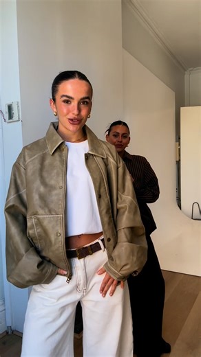 New season has arrived. Introducing the Hallie Shirt Chocolate $79. Shop online and in-store. www.bronzesnake.com | Bronze Snake Shop