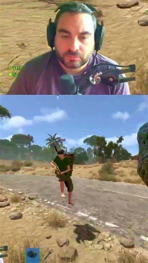 IMAGINE DYING TO A ROCK WHEN DOING A LOOT RUN! #rust #rustgame #shorts