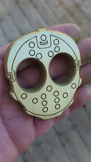 Jason mask #fridaythe13th #jason #13 #brass