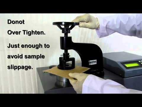 Bursting Strength Tester - Model 810DM - Video Guide - By PackTest.com