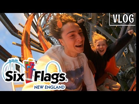 Visiting New England’s LARGEST Theme Park?! Six Flags New England - Agawam, MA | VLOG [2023]