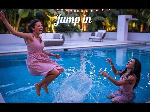 jump in the pool fully clothed