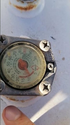 "clock" stationary LP gas meter