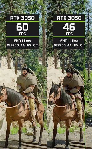 Crimson Desert RTX 3050 - FHD Low vs Ultra #benchmark #gaming #rtx3050