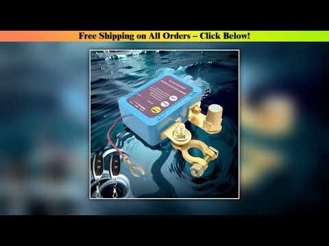 Remote Battery Disconnect Switch 12V 240A Kill Switch Automatic Power Shut Off Remote Control