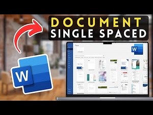 How to Make a Document Single Spaced in Microsoft Word | MS Word Tutorial (2025)