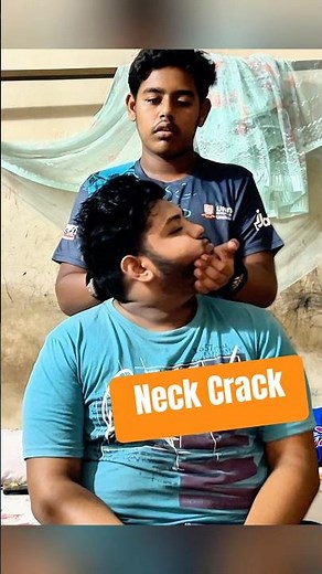 Amazing Neck Cracking ASMR by Small Boy | Intense Neck Massage for Deep Relief 💥 #shorts