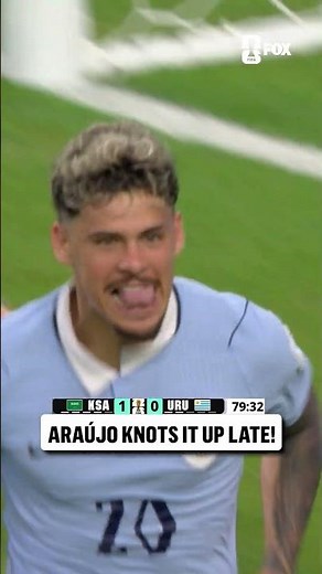 URUGUAY SCORES ITS FIRST GOAL OF THE 2026 FIFA WORLD CUP!