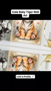 23K views · 120 reactions | Cute Baby Tiger Digital Art – Adorable...