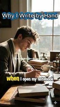 ✍️ Why I Write by Hand | English Listening Practice