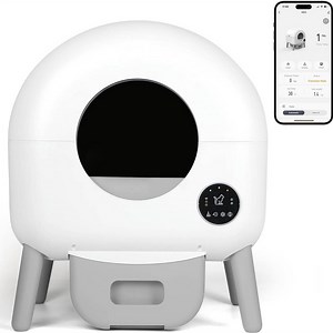 ADVWIN Automatic Smart Cat Litter Box Self-Cleaning WiFi Remote App Control