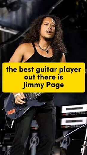 Kirk Hammet Metallica interview: the best guitar player out there is Jimmy Page