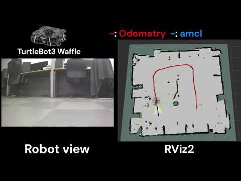 Real Robot Localization Using AMCL | ROS2 Foxy (Jetson) & RViz2 (Jazzy)