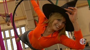 Have a spooky good time with the acrobats at the Haunted Circus Mansion