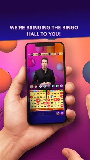 WARNING: Mobile Gaming Just Got Real! Ditch boring games and join Live Play - the world's 1st LIVE, hosted game show on your phone! • New games every day Be a contestant, not just a viewer. Are you ready to win BIG? | Live Play Bingo