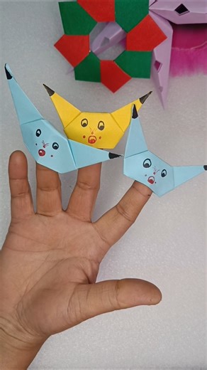 Cute Pikachu Toy Paper Craft #diy #papercraft #shorts