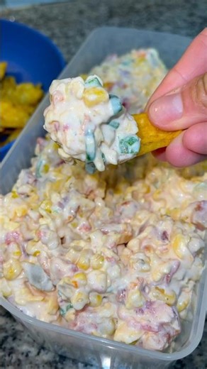 Make This VIRAL Cheesy Corn Dip🌽