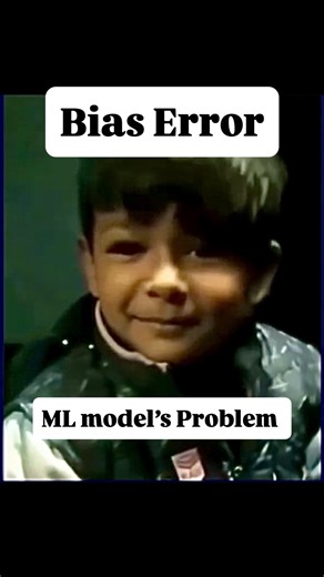 ML Ka Keeda on Instagram: "Save this - every ML learner confuses it 📌 Follow @ml_ka_keeda for more such videos Bias error in machine learning occurs when a model is too simple to capture the true patterns in the data. The model makes strong assumptions, leading to systematically wrong predictions. This usually results in underfitting. How Bias Error Shows Up: • High training error • High validation/test error • Predictions consistently off in the same direction Common Causes: • Overly simple mo