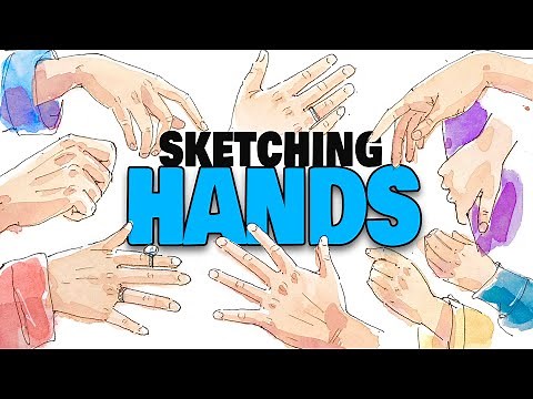 How To Sketch HANDS - Basic Steps For Beginners