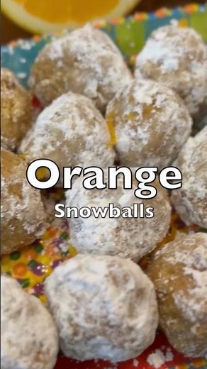 Orange Creamsicle Snowballs (No Bake!)