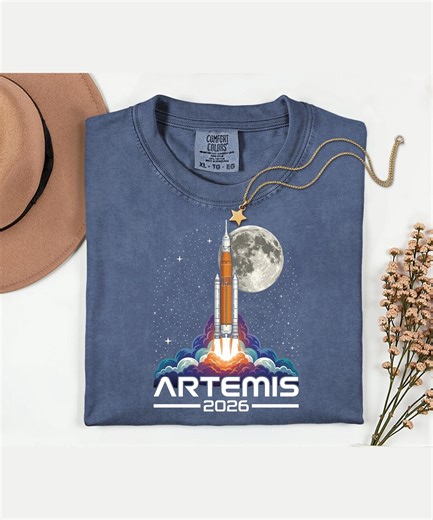 Artemis 2026 Rocket Launch Shirt: NASA Space Astronomy Graphic Tee (unisex) - Etsy