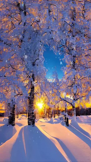 snow in winter ❄️ #wallpapers#cure #beauty #phone #love #phonewallpaper #dynamic