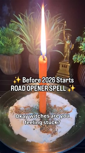 Herbal Hex Carfts 🌿 & Tarot on Instagram: "🔓Feeling blocked everywhere? A road opener spell clears delays and opens new opportunities. helps life move smoothly again. Comment “open” and I’ll share the spell."