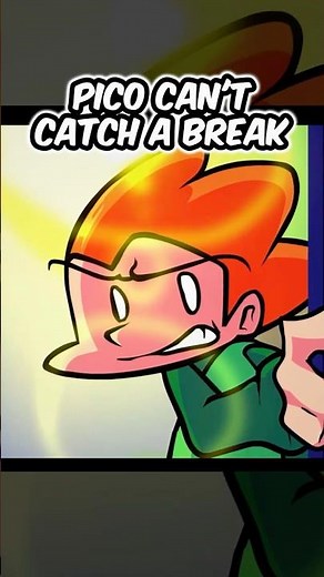 FNF POOR PICO CANT CATCH A BREAK #fnf #fnfmod #fnfmods #animation #shorts