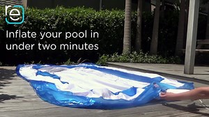 147K views · 687 reactions | Summer tip: Inflate your pool in under two minutes. All you need is a hairdryer, some tape and an old drink bottle. | realestate.co.nz | Facebook