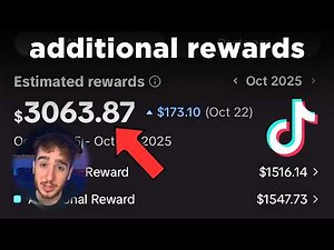 how i make $3,063.87 per month with tiktok creator rewards program