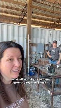 Four jaw chuck project - #machinist #shop #lathe #truck #fixerupper