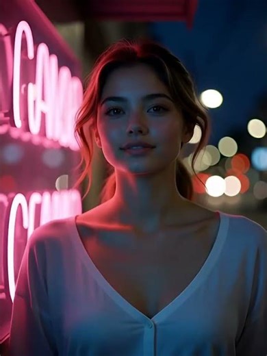 Passing Neon Lights 💫 | Night Aesthetic