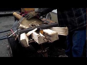 Dad's Homemade DIY Log / Wood Splitter