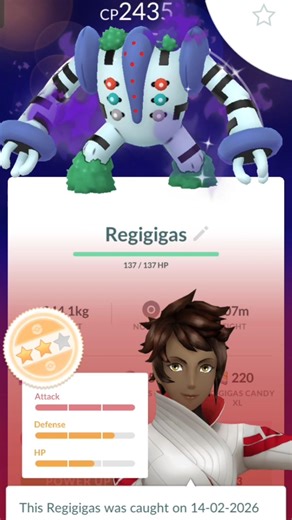 Finally🤯I Got✨Shiny Shadow Regigigas✨Raid in PokemonGo😍😎😍#pokemongo #shorts #regigigas #raids