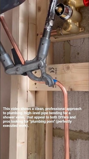 Stop Using Elbows! How to Bend Copper for Shower Valves