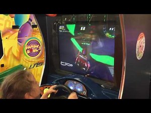 Nick Toons Nitro Video Arcade Race Go Cart Racing Game Sponge Bob ~ Chuck E Cheese