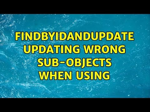 findByIdAndUpdate updating wrong sub-objects when using $set