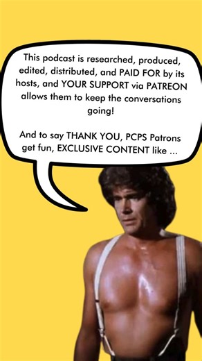 If you enjoy our social media pages and podcast conversations, YOU CAN HELP US KEEP ON TRUCKIN'!! We work tirelessly every day to bring you fun pop-culture memory-escapes truly because we love it and love the joy it brings all of you, and support from our Patreon members gives us the gas we need to make it all happen. Visit our Patreon page to see how you can help -- for as little as $5 per month! We appreciate all of you! Click our linktree link in our bio, and scroll to our Patreon link. 🤗 | 