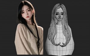 3DMAX人物建模，女性角色模型制作教学来啦~~ 是时候把建模整会了~！