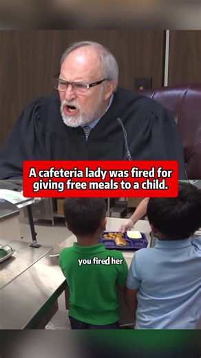 A cafeteria lady was fired for giving free meals to a child.#crime #court #news #fyp #foruyou