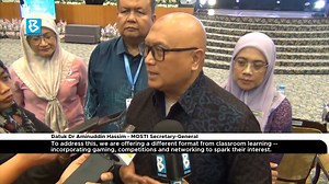 #BernamaNews: The Science, Technology and Innovation Ministry is targeting the participation of 1.6 million students in the Malaysia Techlympics 2024 programme. #digitalbernamatv #MOSTI | Bernama TV