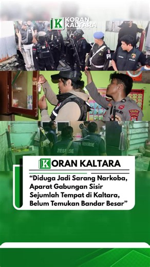 Operasi Sarang Narkoba yang digelar aparat gabungan di sejumlah titik rawan peredaran narkotika di Kaltara belum mengungkap keberadaan bandar besar. Di Tarakan, petugas mengamankan tujuh orang dari rangkaian penindakan di Jalan Kamboja, Selumit Pantai, hingga Kampung Pukat. Di Jalan Kamboja, polisi menyita barang bukti yang diduga sabu dengan berat bruto 2,4 gram dan 1,71 gram, uang tunai Rp825 ribu, telepon genggam, timbangan digital, serta sejumlah perlengkapan yang diduga berkaitan dengan akt