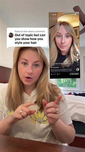 Replying to @fran alves a very bad hair tutorial!!! | How I Style My Hair