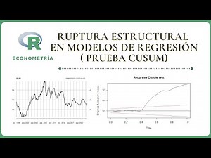 Modelos de Ruptura Estructural. Prueba CUSUM y Mínimos Cuadrados Recursivos