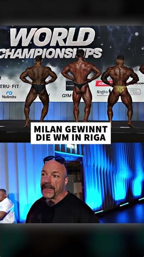 MILAN IST WELTMEISTER IM BODYBUILDING