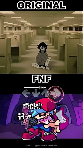 FNF - Looping The Rooms [ORIGINAL VS FNF] (TREND) (FNF MOD) #shorts