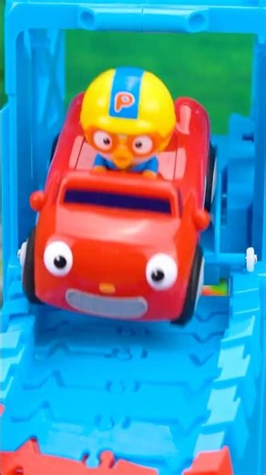 뽀로로 엘리베이터 레일카 Pororo Elevator Rail Car Toys Satisfying with Unboxing & Review Toy ASMR